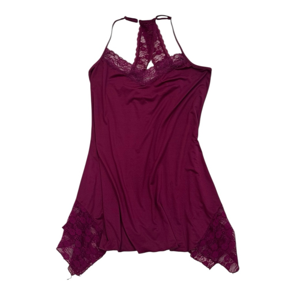 Secret Treasures Burgundy Night Gown - Womens Medium